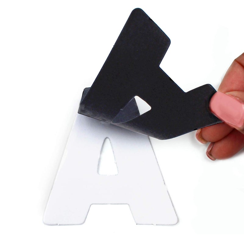 ArtSkills Poster Letters 4â€ Paper Letters for Poster Board Projects, Classroom Bulletin Boards, Sign Making Supplies, Black/White, 190 Pieces - Image 2